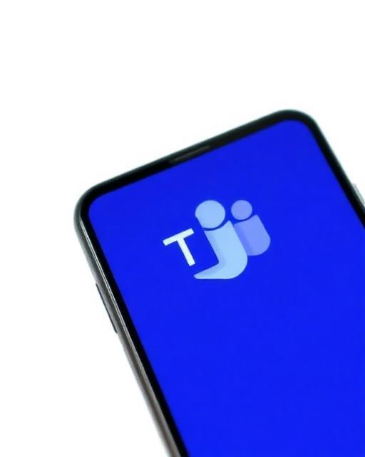 Microsoft Teams on mobile phone